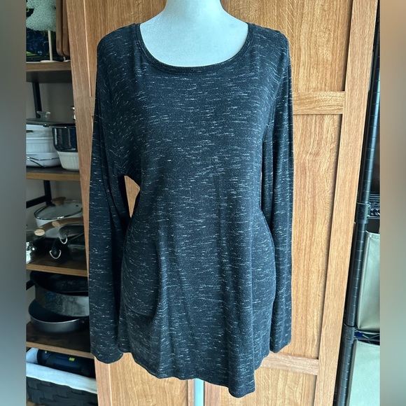 a new day Tops - A New Day Black & Gray Specked Top​